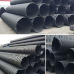 50mm To 1000mm 12 18 Double Wall Corrugated Pipe Single Wall Corrugated HDPE