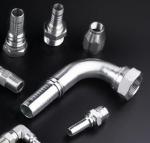 Hydraulic Hose Fittings 90 Degree Elbow Metric 24-Degree Cone Seal Straight
