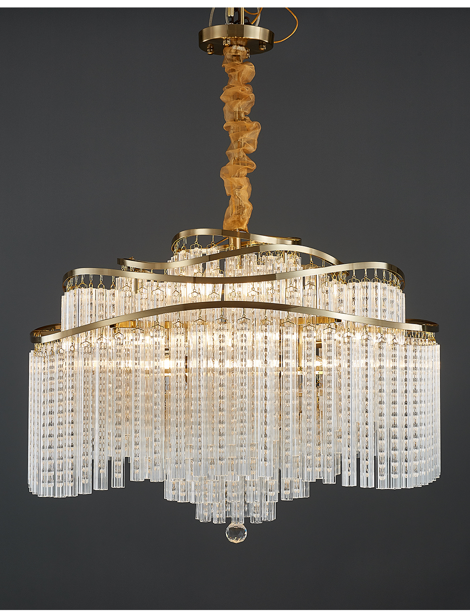 Round glass chandelier for living room dining room lounge chandelier(WH-CY-231)