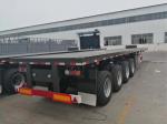80 Ton 40ft 45ft Used 4 Axle Flatbed Semi Trailer
