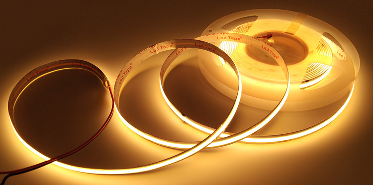 Economical COB Flexible LED Lights Strips 12V Outdoor For Bedroom
