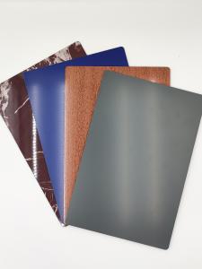 Quality Exhibition Use PE Aluminium Interior Wall Panels Wood Grain Finish Composite Type wholesale