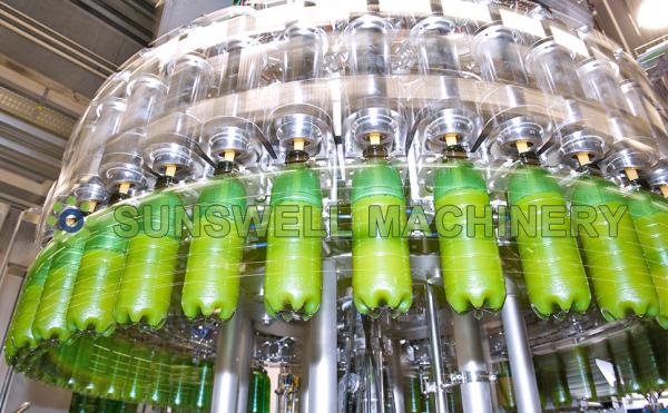Pet Bottle 3-In-1 Sirup Fruit Juice Filling Machine Apple Juice Bottling Plant