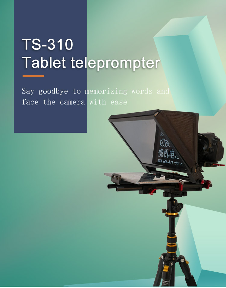 7-13.5 inch Portable Wireless Remote Control Teleprompter Glass for Tablet