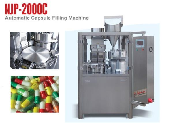NJP-2000C High Output Automatic Capsule Filling Machine Water Cycling Vacuum