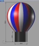 cheap inflatable ground balloon,advertising inflatable balloon,rooftop
