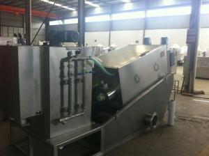 Quality Stainless Steel Multi Disc Fully Automatic Filter Press For Waste Water Plant 2000 - 10000 Mg/L wholesale