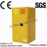 Yellow Bench Top Flammable Storage Cabinet SSM100004P For Laboratory