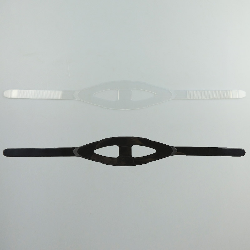 56cm Dive Mask Replacement Parts Snorkel Strap White Transparent