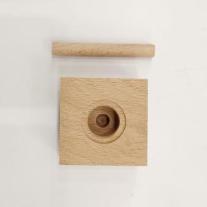 Professional Square Aromatherapy Bamboo Jar Lid with Wooden Stick for Scent Diffusion