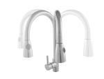 Brass Single Handle Kitchen Faucet Mixer Taps Contemporary Style