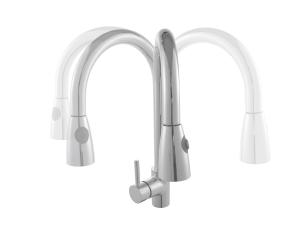 Quality Brass Single Handle Kitchen Faucet Mixer Taps Contemporary Style wholesale