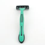 plastic handle 3 blades disposible razors