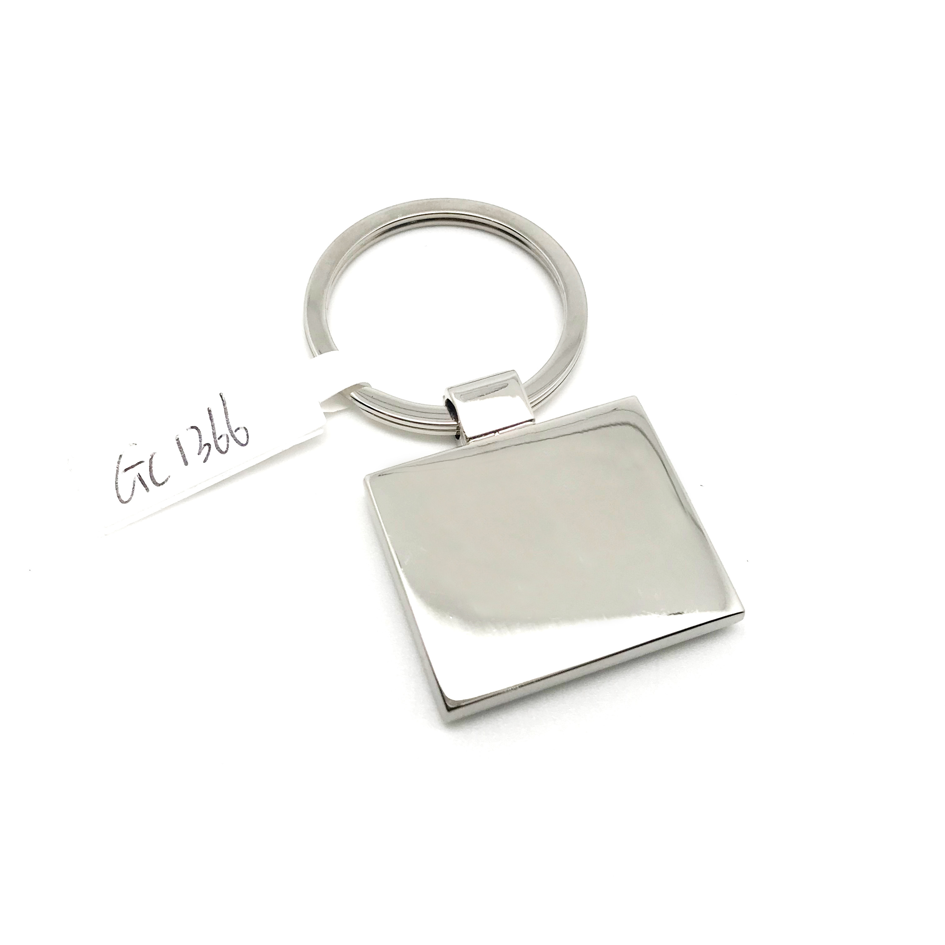 Customized Logo Metal Keychain Holder Made of Zinc Alloy Material