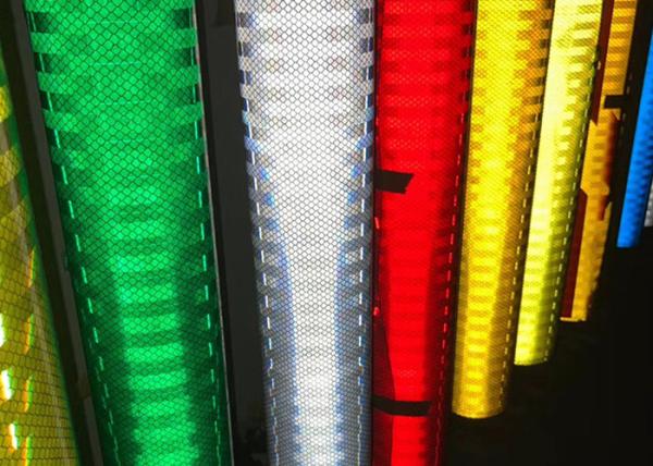 Metallized PMMA Face Engineering Grade Reflective Sheeting Film For Traffic