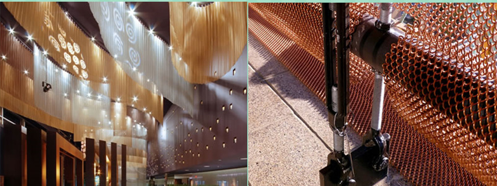 Custom Chain Mail Ring Metal Mesh Drapery For Shopping Mall Hotel Decoration