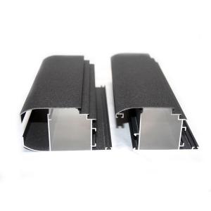 Quality Shiny Metal Grey 6m T6 Powder Coated Aluminum Profiles wholesale