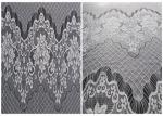 Eyelash Nylon Lace Fabric for ladies garment