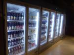 Cold Storage Upright Glass Door Freezer With Self Contained Compressor