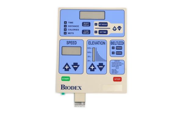 Biodex Healthcare Treadmills ESD Resistant Membrane Switch with Male Connector