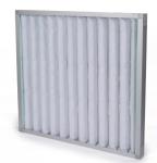 Small Volume HVAC Pre Filter Low Pressure Drop High Dust Loading Capacity