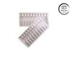 Custom Vacuum Formed Plastic Ampoule Tray, White Medicine Bottle Blister