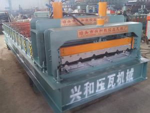 Quality Color Steel Sheet Classic Design Glazed Roof Panel Roll Forming Machine wholesale