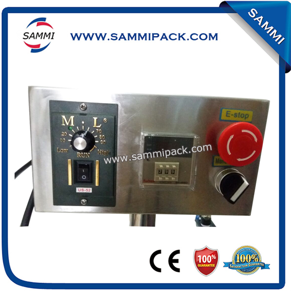 Cosmetic Cream Liquid Filling Packaging Machine Semi Automatic With Mixer