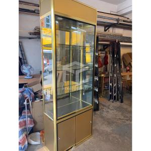 Quality Aluminum Frame Showcase 1000*400mm Glass Show Cabinet OEM wholesale