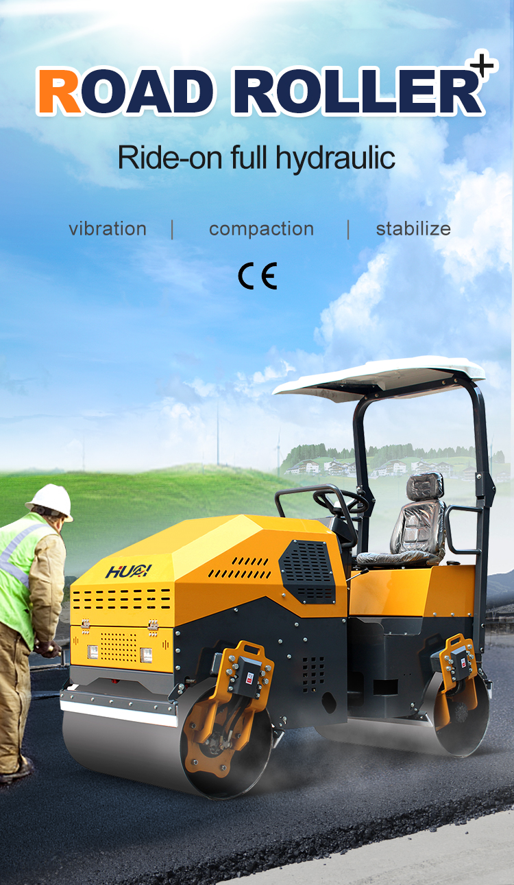 High Grade 40% Ability Double Drum Vibratory Compactor Roller for Road Compacting