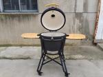 Classic 22 Inch Kamado Grills BBQ Bubble Black Glaze Surface