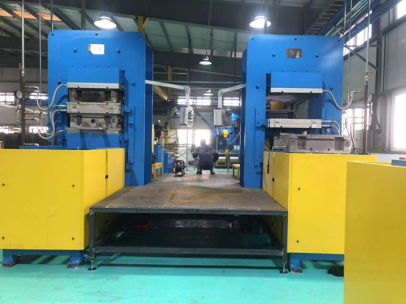 56000 Track Rubber Block Moulding Press Machine Advanced Rubber Molding Pressing