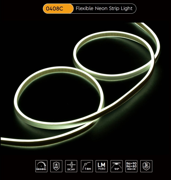 Side Bend LED Bendable Strip Lights IP65 Waterproof LongLasting Customizable Lengths