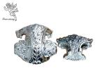 Silver Plastic Funeral Casket Corners Coffin Decoration Coffin Hardware For