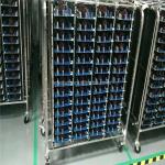 Meraif wholesale ESD Stainless Steel Trolley / ESD Turnover Cart / Antistatic