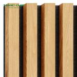 Sound Absorption Slat Acoustic Panel Mdf Wooden Wall Panel Akupanels Edge to