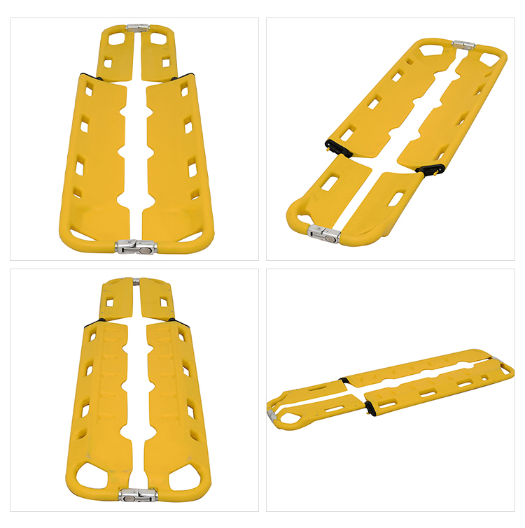 Acceptable OEM Ruixin Aluminum Emergency Ambulance Scoop Style Stretcher