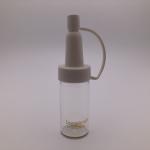 Eco Friendly Skincare Amber Tiny Glass Vials With Lids ISO 20001