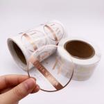 44mm Custom Plastic Product Sticker Printing Labels On Sticker Paper ISO9001
