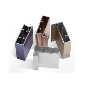 Quality Golden Titanium Aluminium Cabinet Door Frame Jamb Extrusion wholesale