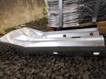 Strong Plasticity Highway Guardrail Systems , Portable Guardrail Fishtail End