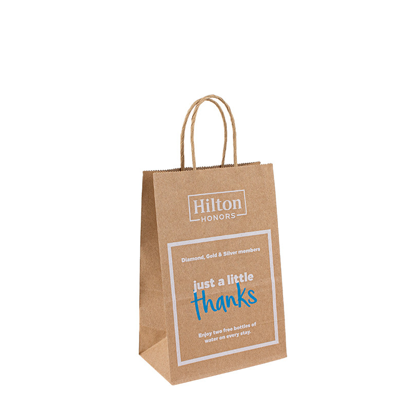 Non Smell Paper Handle Bags Eco Friendly Water-Based Soy Ink Printing For Baby Shower