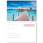 Dinosaur Design 3D Lenticular Postcard 3D Souvenir For Museum