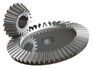 Quality 40Cr Material Precision Machined Parts Bevel Gear Set For Transmission wholesale