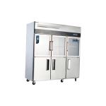 Commercial Vertical Freezer for Kitchen Cooling Large-Capacity Stainless Steel