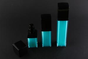 Quality UKMS18 15ml-30ml-50ml new products square airless pump bottle, square acrylic Cosmetic bottle wholesale