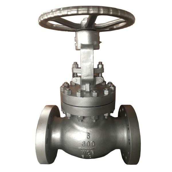 High Temperature WCB Globe Valve , 3/4'' 150LB Flange End Carbon Steel Globe