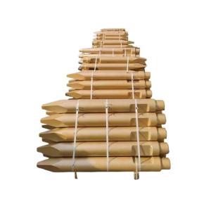 Quality 1600mm Length Hydraulic Rock Hammer Breaker Chisel for Excavator Parts 135mm Tool Open Top wholesale