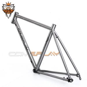 Quality Ti Road Bike Frame Titanium Gravel Bike Frameset Tapered Headset 142mm wholesale