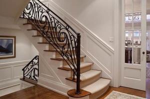 Quality Outdoor Balcony Cast Iron Stair Railing Antirust Oil Hot Dip Galvanized wholesale
